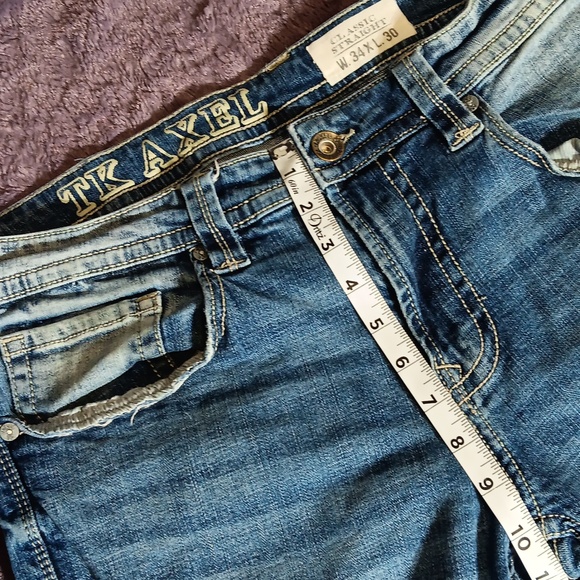 TK Axel Men's Distressed Jeans. - Picture 9 of 14